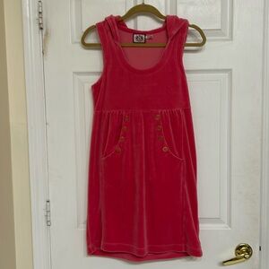 Juicy couture velvet hoodie dress small